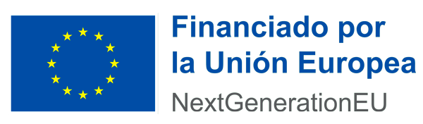 Logotipo Financiado por la Unión Europea, Next GenerationEU.