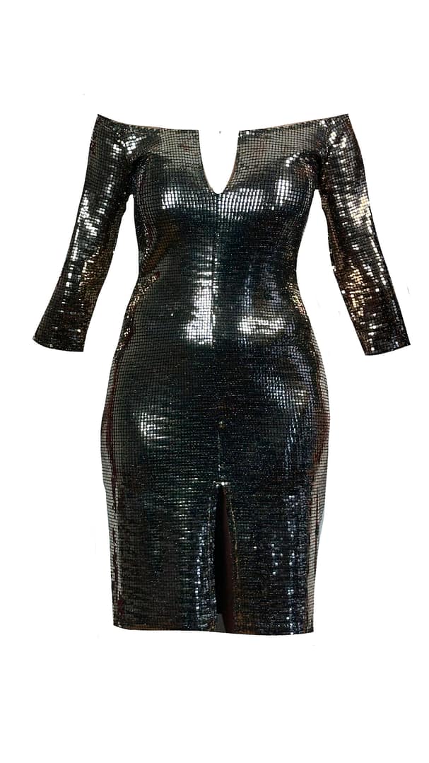 VESTIDO DORADO - Imagen 4